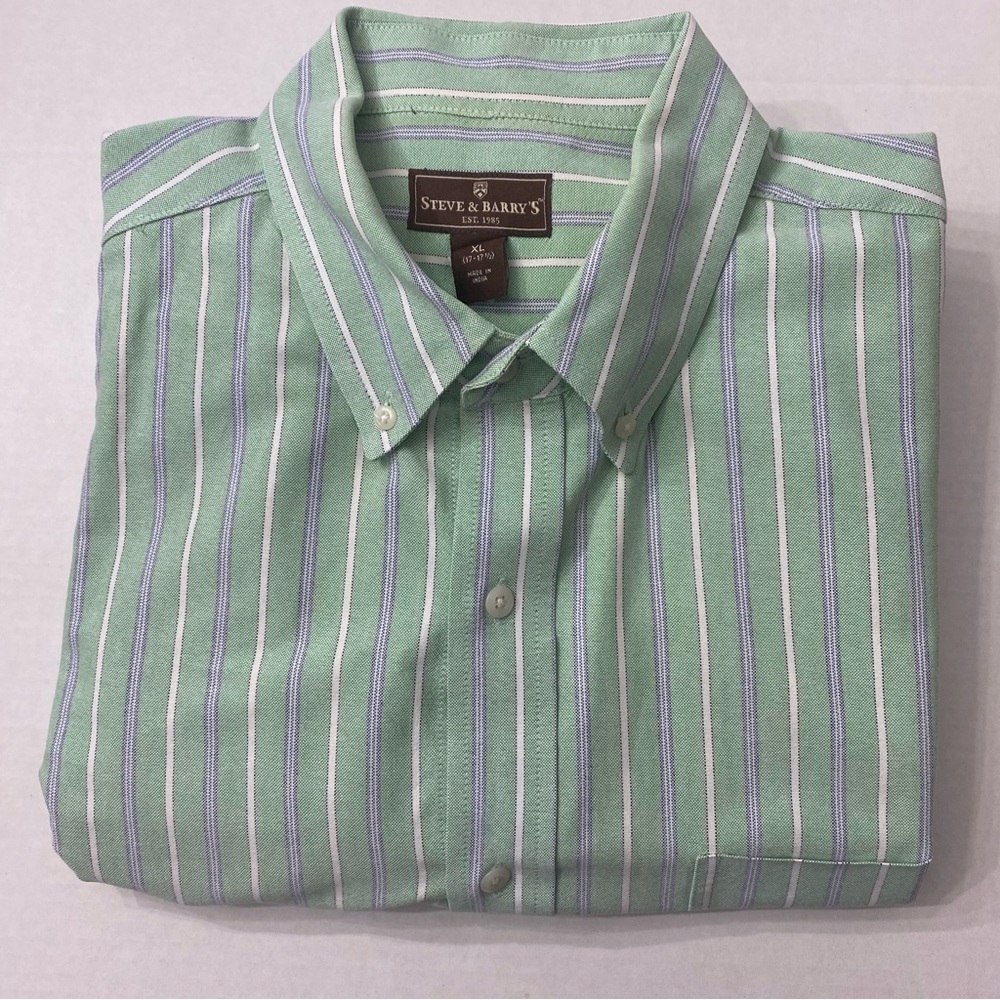 Men’s Long Sleeve Dress Casual Shirt 17-17.5 neck